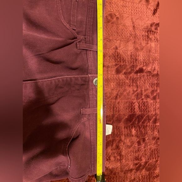 Lee burgundy jeans. Size 12P - Picture 4 of 6